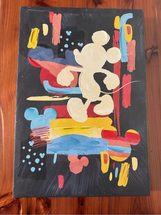 Other - Disney Mickey Mouse Abstract Pop-Art Canvas Wall Art
